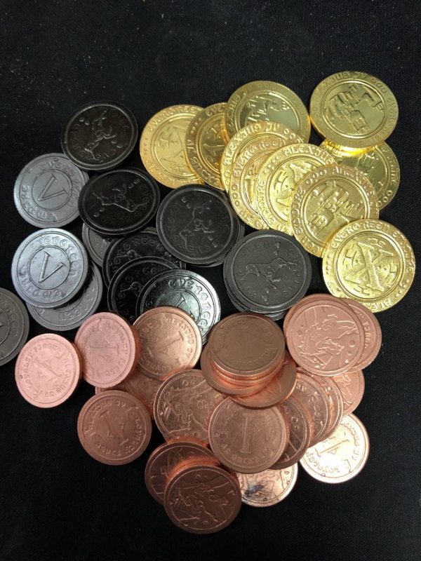 PACK DE 100 MONEDAS METALICAS